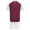 Oficiální Fotbalový Dres Aston Villa Domácí 2024-25 pro Děti